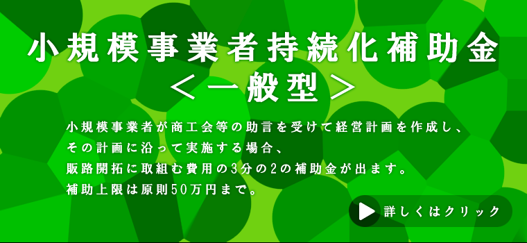 小規模事業者持続化補助金＜一般型＞